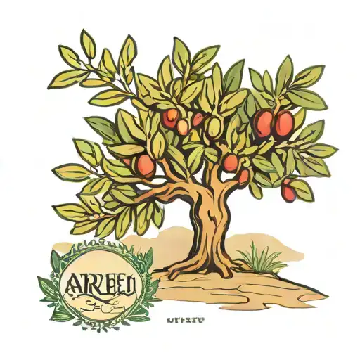 A Palestinian Olive Tree And The Name Areej