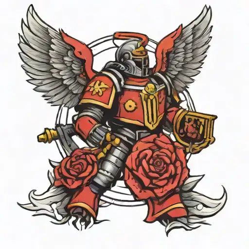 Inspired By Warhammer 40K Blood Angels
