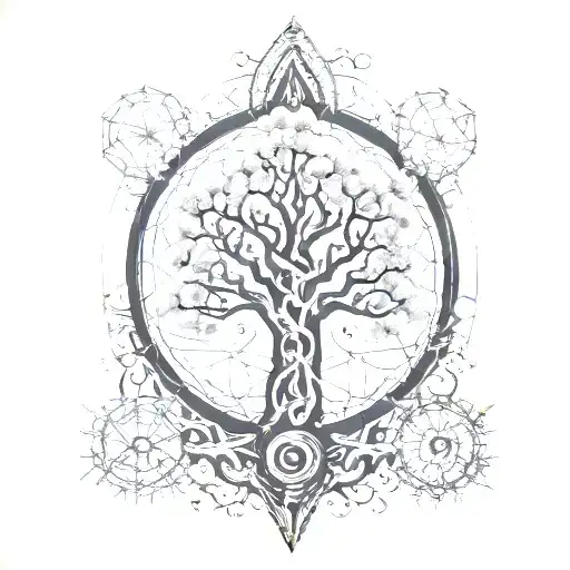Tree Sacred Geometry Spirit Totem