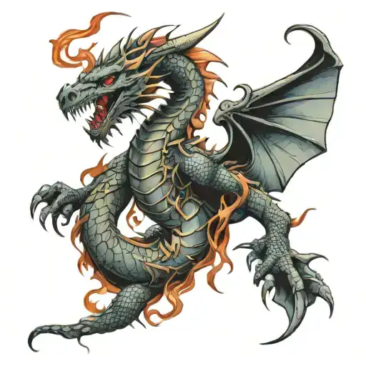 Dragon Wrapped Leg Sleeve