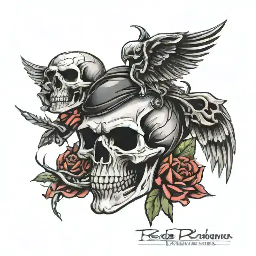 Skull For Biker