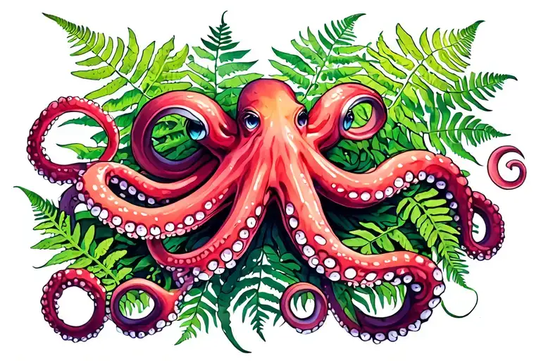 Octopus Tentacles Ferns