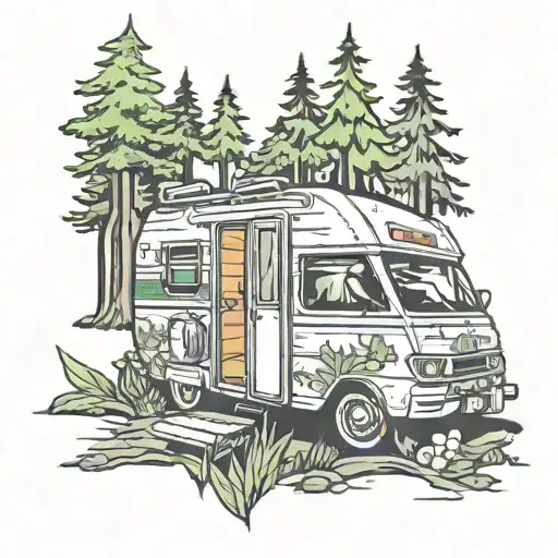 Forest And Camper Trailer