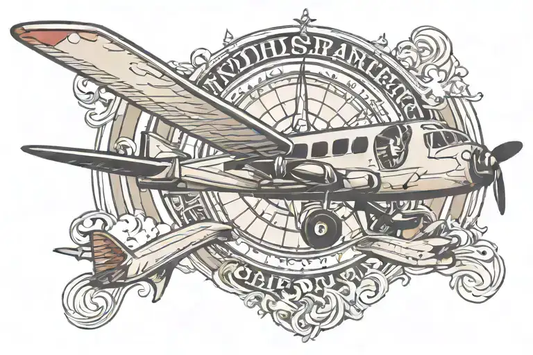 World Travel Airplane Wing