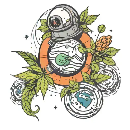 Space Weed Life Journey Path
