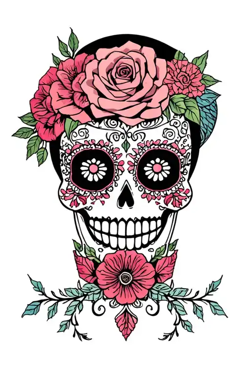 Bride Sugar Skull