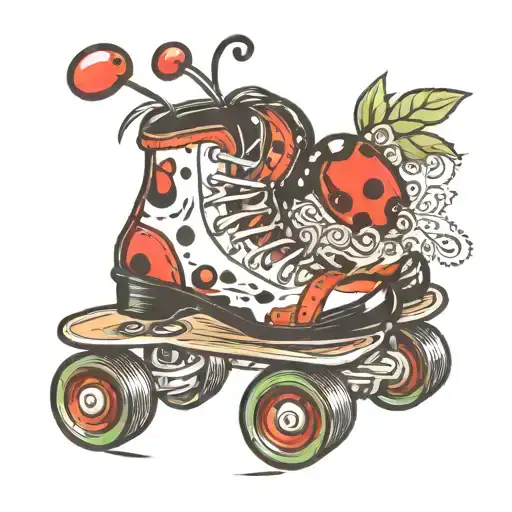 Ladybug On Rollerskates