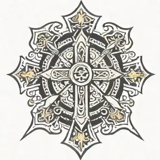 Warrior Cross Dedicated To My Mom