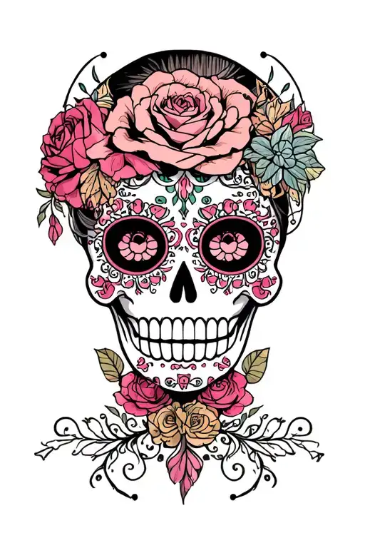Bride Sugar Skull