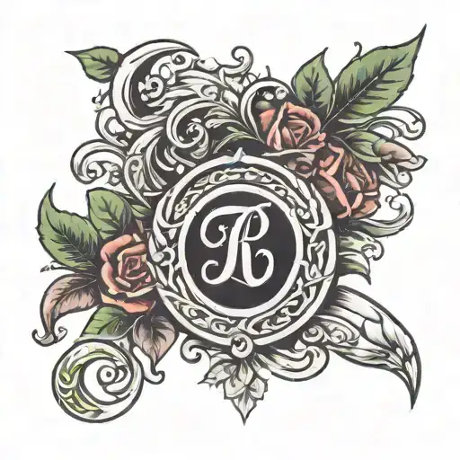 A Scroll Surrounded By A Wreath