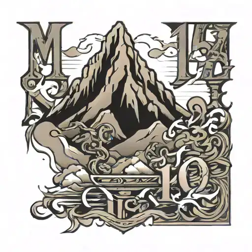 Text 142 And A Mountain