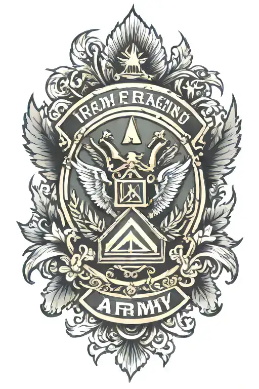 Army E7 Rank Sign 3D Skin Tear
