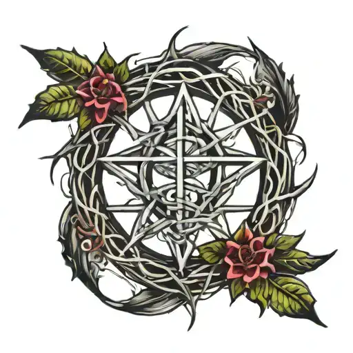 Crown Of Thorns Surrounded