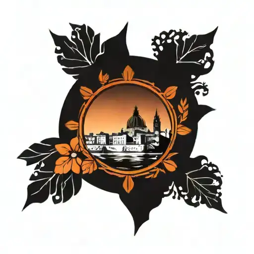 Malta Silhouette Surrounded And Coordinates