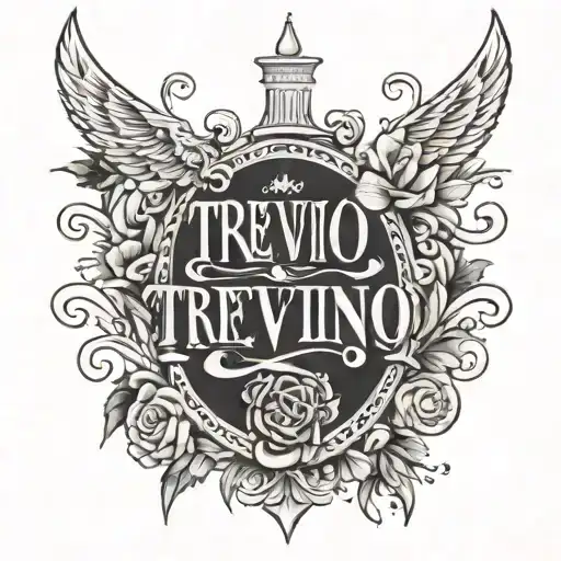 Trevino In Roman Lettering