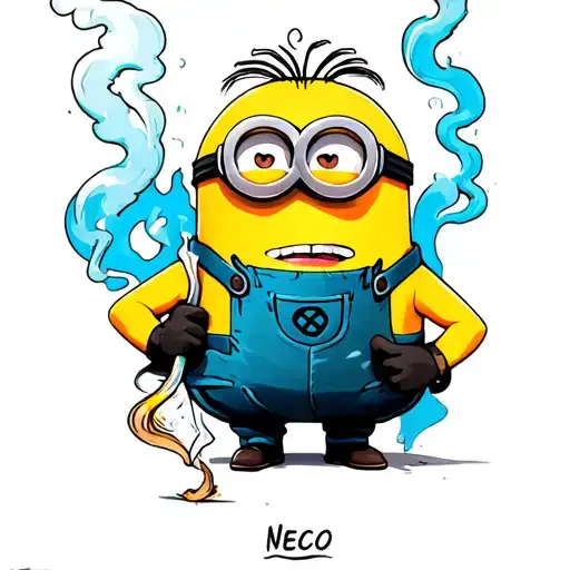 Minion Smokes In Depression Alone