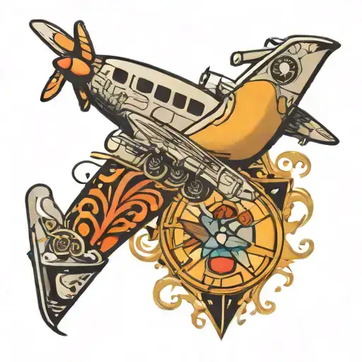 Cocktail Airplane Coding Symbols