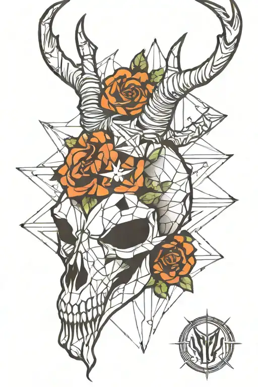 Geometric Design Behind Bucks Skull