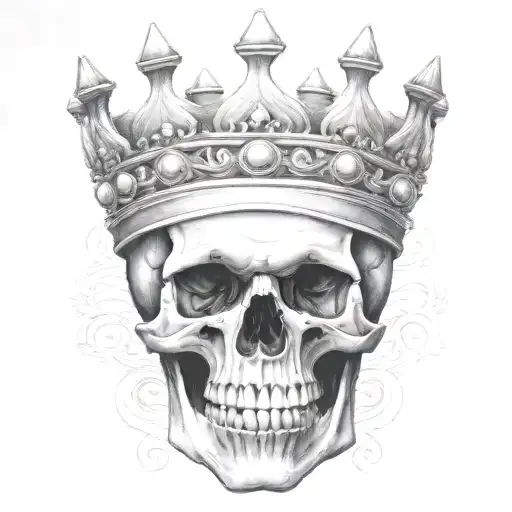 Skull Mouth Open Crown