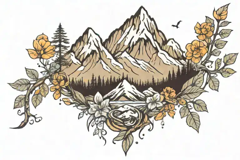 Mountain Nature Elements