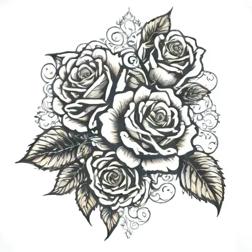 Roses And The Word 'Larose'