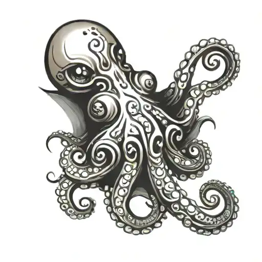 Octopus Wrapped Length Wise