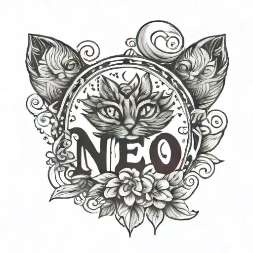 Freedom Strength Love Initial Child Name Cat's Paw Symbols Of Happiness And Love