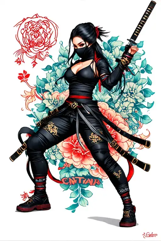Female Ninja Full Body
