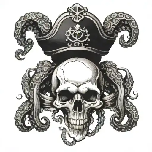 Octopus Skull Boat Anchor