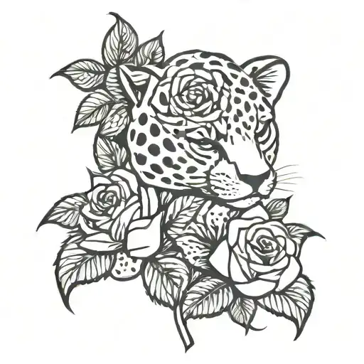 Scorpio Cheetah Print Roses