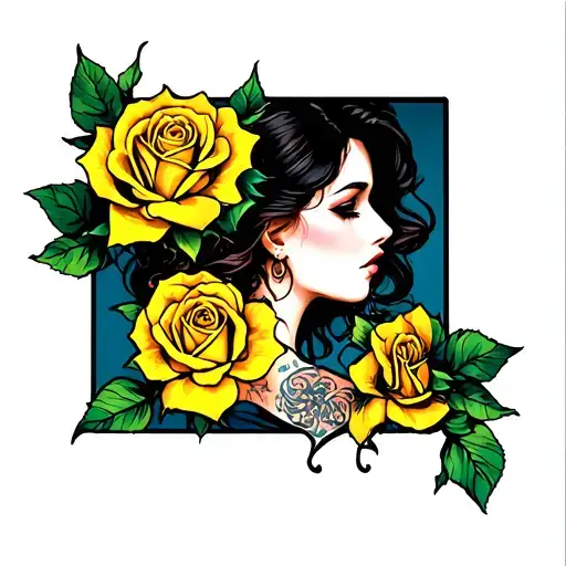 Sofia W Yellow Rose