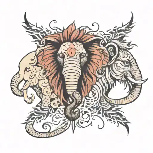 Elephant & Lion Head's Connected