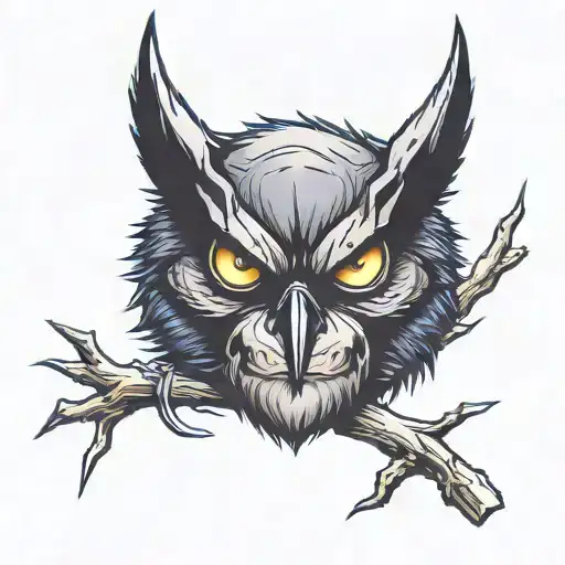 Wolverine Mean Looking Owl