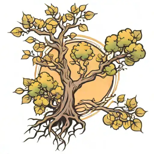 Thin Line Tree Growing