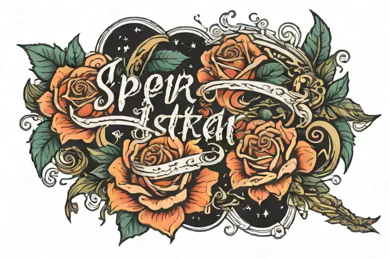 Collarbone Text For Aspera Ad Astra
