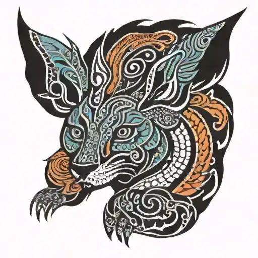 Australian Animal Aboriginal Art