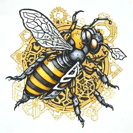 Mechanical Bee Clockwork Hive