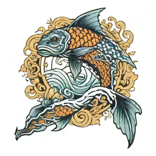 Ocean Reef Full Left Arm Sleeve
