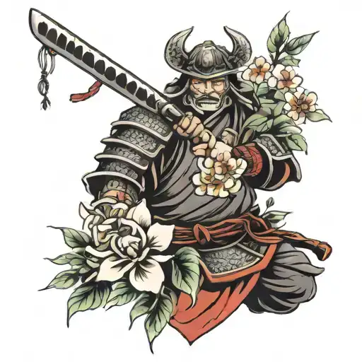 Samurai And Bonsai Flower Bouquet
