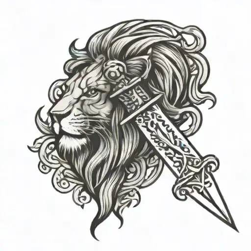 Dagger With Lion
