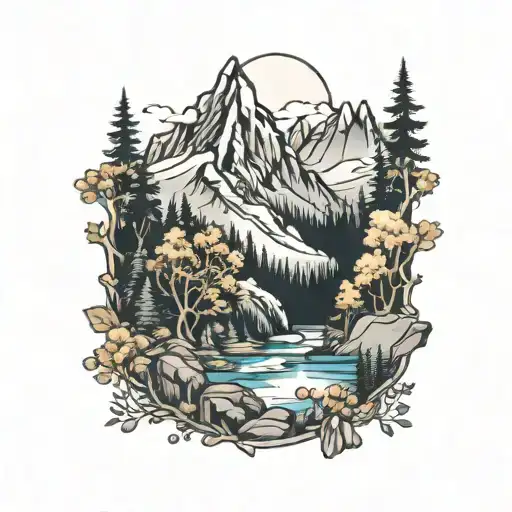 Mountain Forest Alps Nature