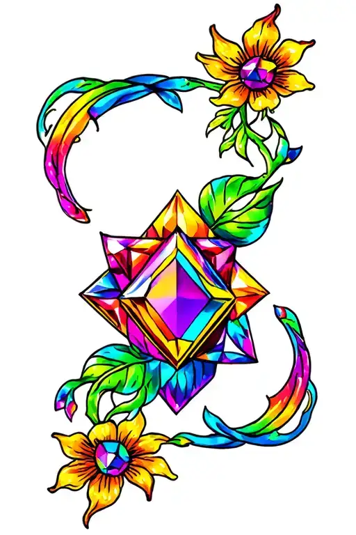 Gay Gem Stone Surrounded