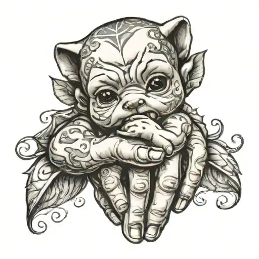 Baby Holding Adult Finger