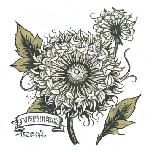 Dandelion With Text 'Everything Happens For A Reaso'