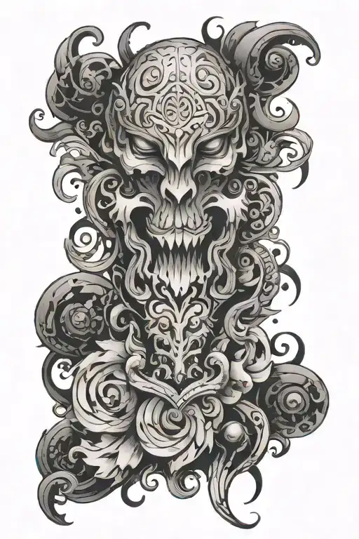 Illyrian Patter Black To White Fade