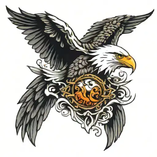 Eagle Skin Tear Shoulder