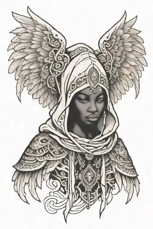 Hooded African Angel