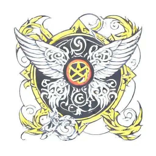 Gemini Sign On Gemini Star Black