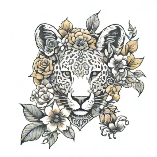 Springbook Animals With South African Flowers Around