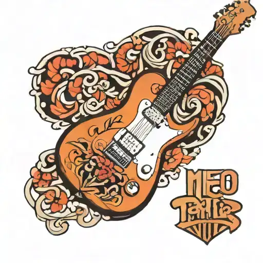 Guitar With Name Incorporated